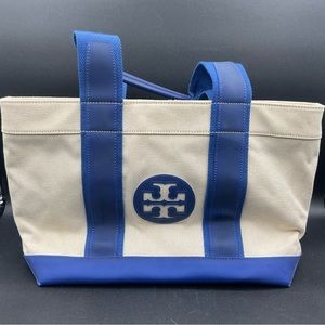TORY BURCH CANVAS TOTE /BAG/PURSE HANDBAG